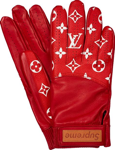 louis vuitton supreme baseball gloves